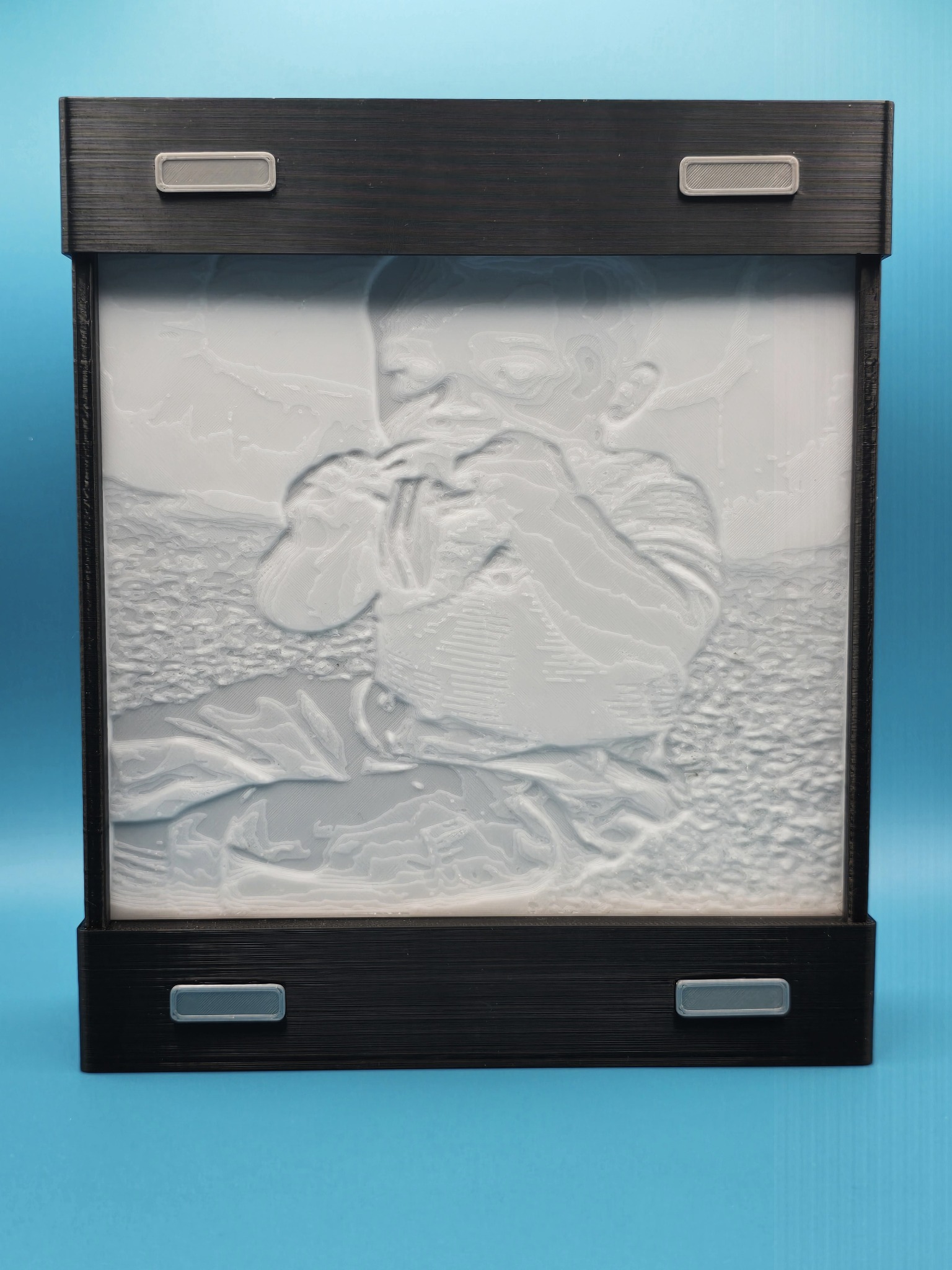 Stated Reverie lithophane portrait unlit